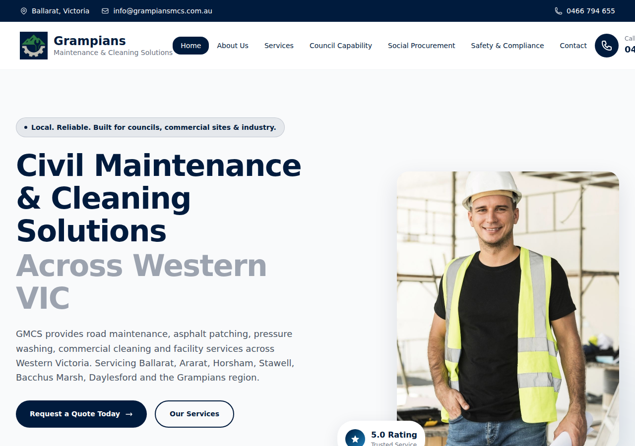Grampians Maintenance & Cleaning Solutions screenshot